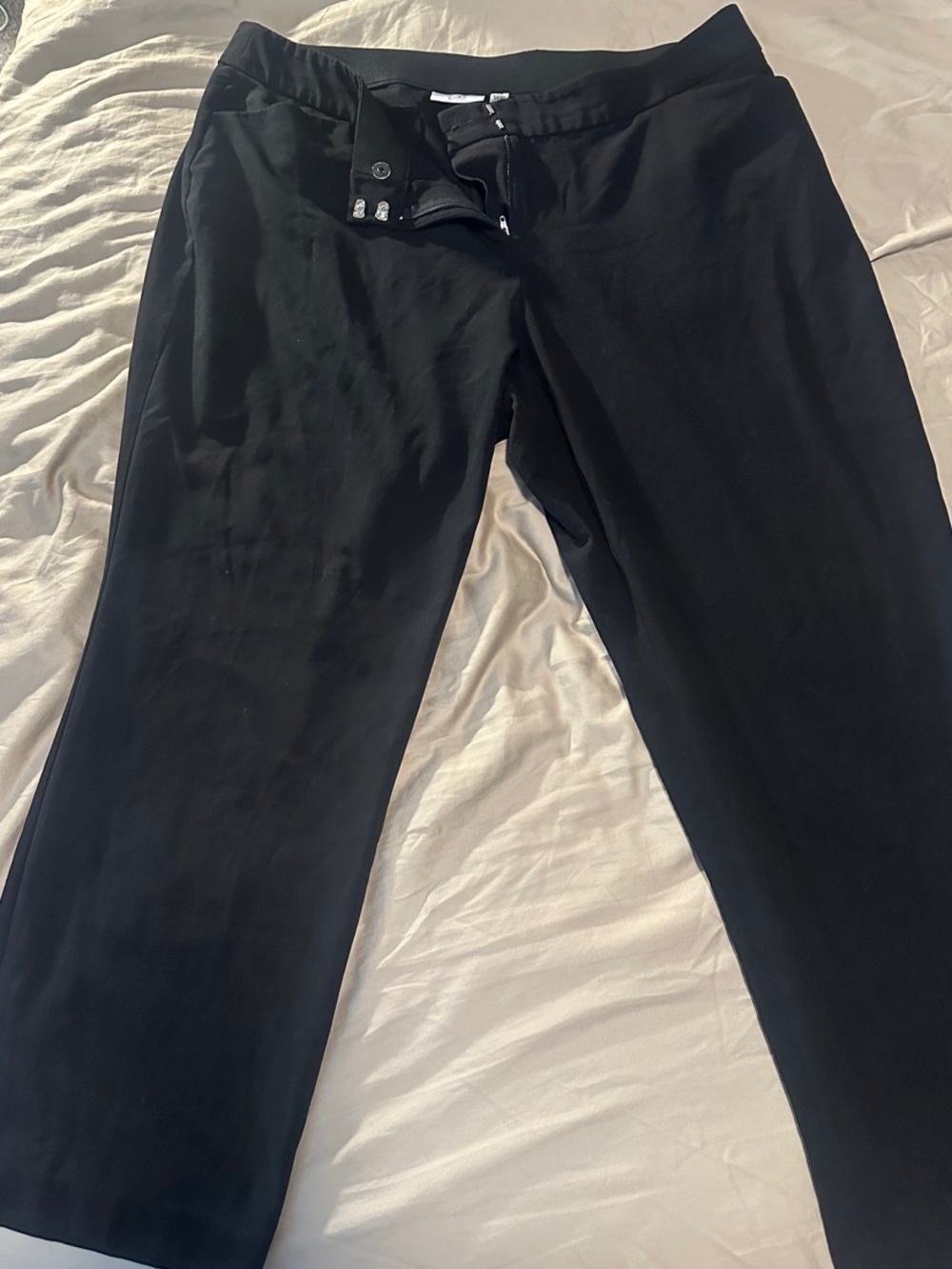 croft & barrow Black Wide-Leg Women's Pants